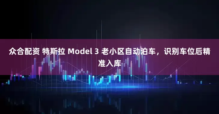众合配资 特斯拉 Model 3 老小区自动泊车，识别车位后精准入库